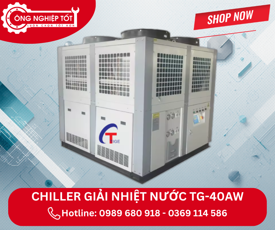 Địa chỉ mua Chiller làm lạnh nước TG-40AW giải nhiệt bằng gió chính hãng, giá tốt